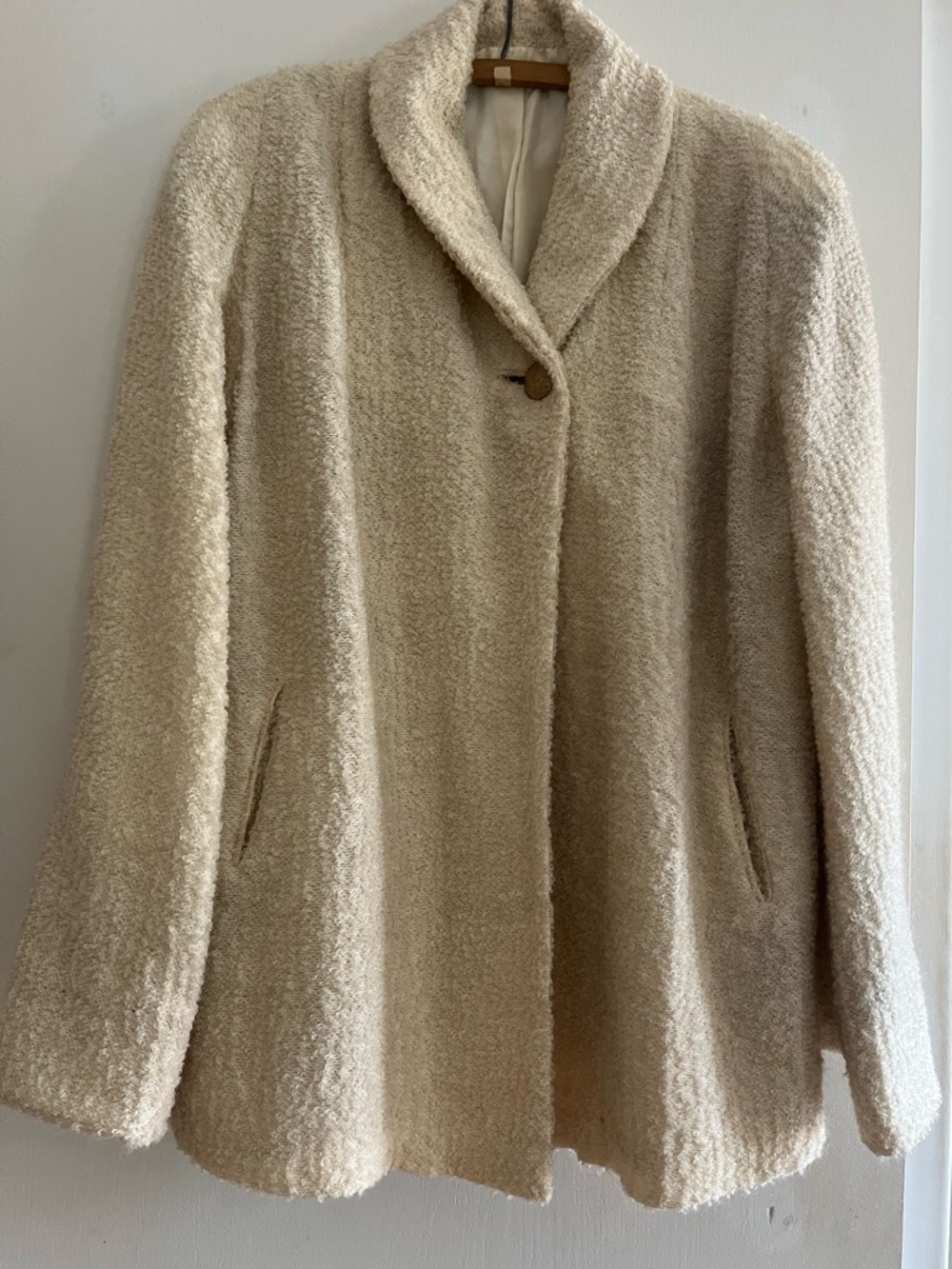 1950’s Carlton Poodle Cloth Swing Coat